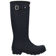 Hunter Original Tall Tartan Lined Boots - Black/Dark Olive