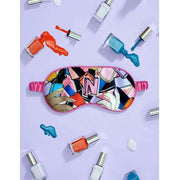 Jessica Russell Flint N for Nails Silk Eye Mask - Pink/Black/Blue