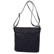 Lappella Daisy Crossbody Bag - Navy Weave