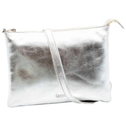 Lappella Yasmin Crossbody Clutch Bag - Silver