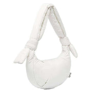 Lefrik Biwa Puffy Mirco Shoulder Bag - Ice White