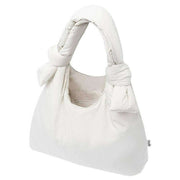 Lefrik Biwa Puffy Shoulder Bag - Ice White