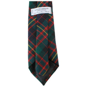 Locharron of Scotland Reiver Cameron of Erracht Modern Tartan Tie - Dark Green/Navy/Red