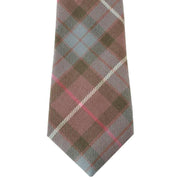 Locharron of Scotland Reiver Fraser Hunting Weathered Tartan Wool Tie - Brown/Grey