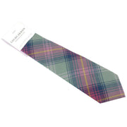 Locharron of Scotland Reiver Hame Tartan Wool Tie - Green/Blue/Purple