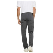 MAC Jeans Ultimate Traveller Arne Structure Bistretch Trousers - Dark Shadow Grey
