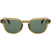 MessyWeekend Billie Reveal Sunglasses - Transparent Bottle Green