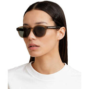 MessyWeekend Billie Reveal Sunglasses - Transparent Bottle Green