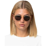MessyWeekend Ryan Sunglasses - Champagne/Green