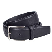 Miguel Bellido Classic Smooth Leather Belt - Black