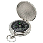 Orton West Chrome Pocket Compass - Chrome