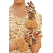 Powder Bernadette Warm Ikat Gloves - Cream