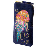 Powder Jolly Jelly Velvet Sunglasses Case - Navy