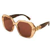 Powder Luxe Rylee Sunglasses - Nude/Tortoiseshell Brown