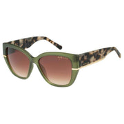 Radley London Oversized Square Cat Eye Sunglasses - Green/Cream Tort