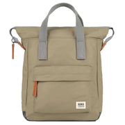 Roka Bantry B Small Recycled Nylon Backpack - Taupe Green