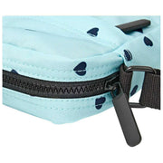 Roka Bond Recycled Canvas Crossbody Bag - Blue/Blue Hearts