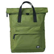 Roka Canfield B Medium Black Label Recycled Nylon Backpack - Avocado Green