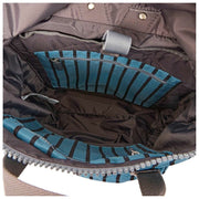 Roka Canfield B Medium Recycled Canvas Backpack - Blue Stripe
