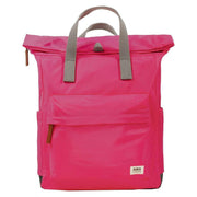 Roka Canfield B Medium Recycled Nylon Backpack - Sparkling Cosmo Pink