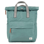 Roka Canfield B Medium Sustainable Nylon Backpack - Sage Green