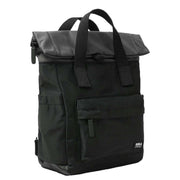 Roka Canfield B Small Creative Waste Two Tone Recycled Nylon Backpack - Black/Graphite Grey