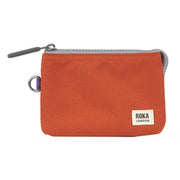 Roka Carnaby Small Creative Waste Two Tone Recycled Canvas Wallet - Imperial Purple/Orange Rooibos