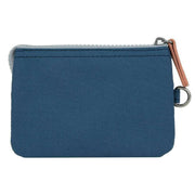 Roka Carnaby Small Recycled Canvas Wallet - Deep Blue