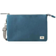 Roka Carnaby XL Recycled Canvas Crossbody Bag - Marine Blue