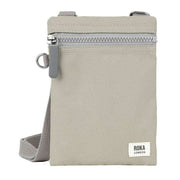 Roka Chelsea Sustainable Canvas Pocket Sling Bag - Coriander Grey