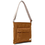 Roka Kennington B Medium Recycled Nylon Crossbody Bag - Biscuit Brown