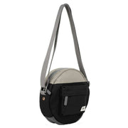 Roka Paddington B Creative Waste Two Tone Recycled Canvas Crossbody Bag - Ash Black/Coriander Grey