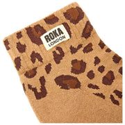 Roka Wembley Anke Socks - Savannah Leopard Sand Beige