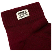 Roka Wembley Ankle Socks - Plum Burgundy