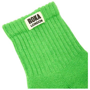 Roka Windsor Solid Crew Socks  - Online Lime