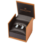 Simon Carter Golf Bag Cufflinks - Silver/White
