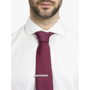 Simon Carter Hatch Tie Slide - Silver