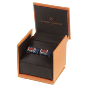 Simon Carter Union Jack Car Cufflinks - Blue/Silver