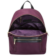 Smith and Canova Nylon Zip Around Backpack - Burgundy