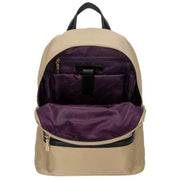Smith and Canova Nylon Zip Around Backpack - Sand Biege