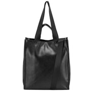 Smith and Canova Smooth Leather Tote Bag - Black