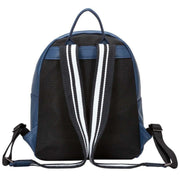 Smith and Canova Soft Grain Leather Zip Around Backpack - Blue