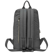 Smith and Canova Zip Around Nylon Backpack - Dark Grey