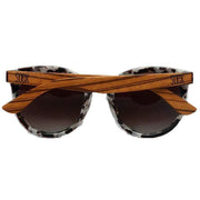 SOEK Bella Sunglasses - Ivory Tortoise/Walnut Wood