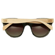 SOEK Milla Sunglasses - Khaki/White Maple Wood