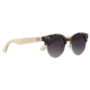 SOEK Olive Sunglasses - Opal Tortoise Shell/White Maple Wood