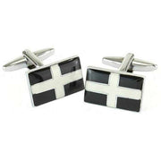 Sophos Cornish Flag Cufflinks - Green/White