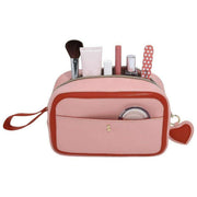 Stackers Heart Cosmetic Bag - Pink/Red