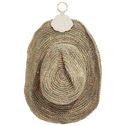 Stackers Shell Hat Holder Key Ring - Oatmeal Cream