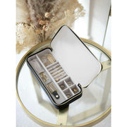 Stackers Sleek Necklace Zipped Travel Jewellery Box - Navy Blue